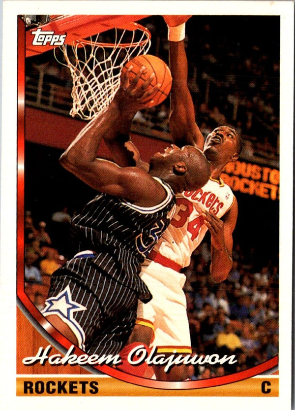 1993 Topps Hakeem Olajuwon #266