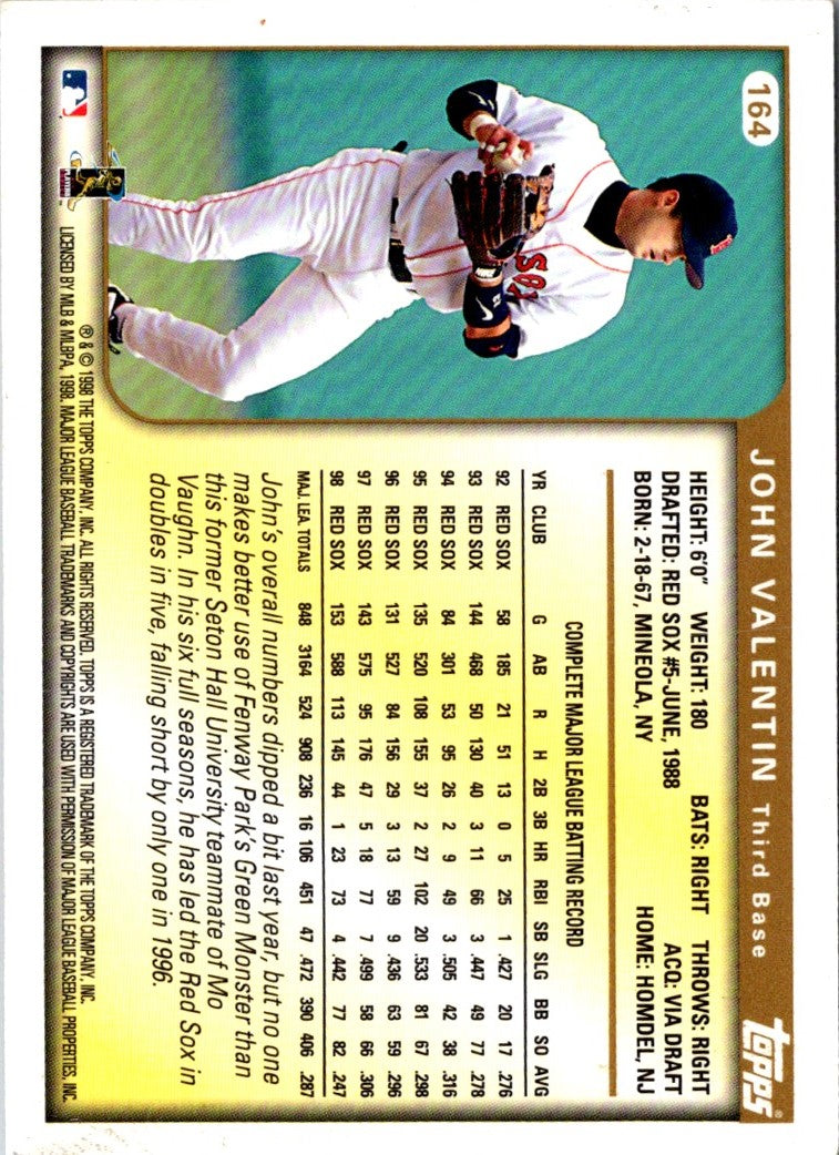 1999 Topps Opening Day John Valentin