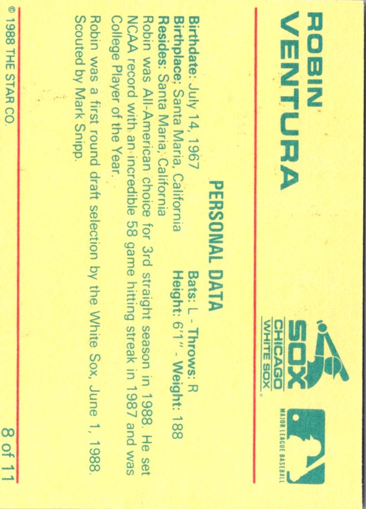 1989 Star Robin Ventura