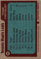 1977 Topps Toronto Maple Leafs #86