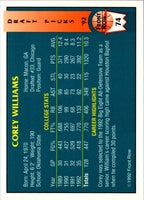 1992 Front Row Draft Picks Corey Williams #74