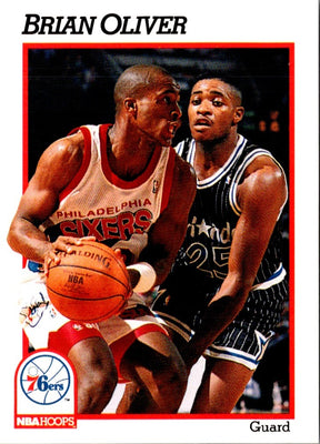 1991 Hoops Brian Oliver #412