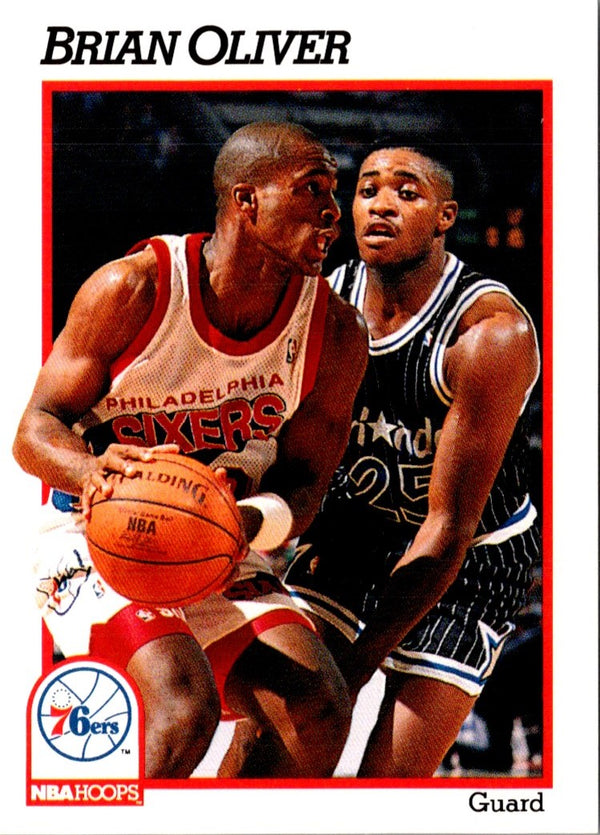 1991 Hoops Brian Oliver #412