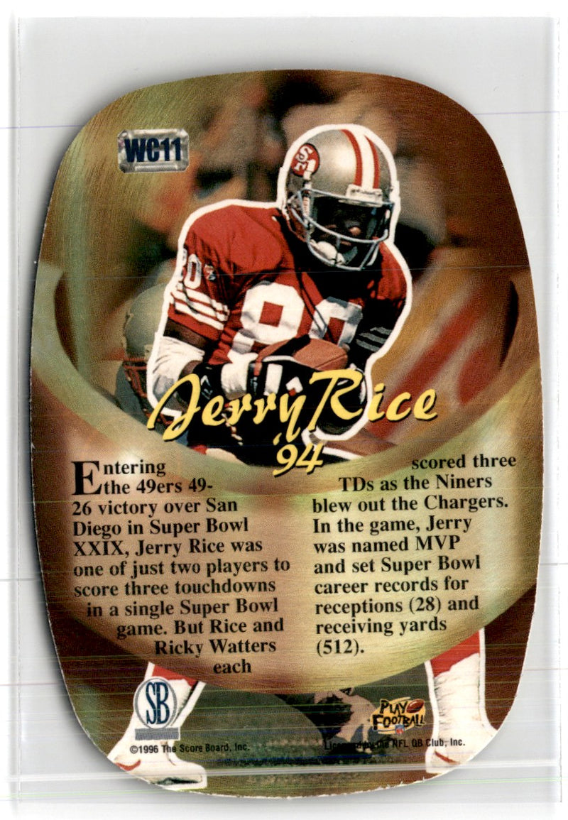 1997 Score Board NFL Experience Teams of the '90s Jerry Rice