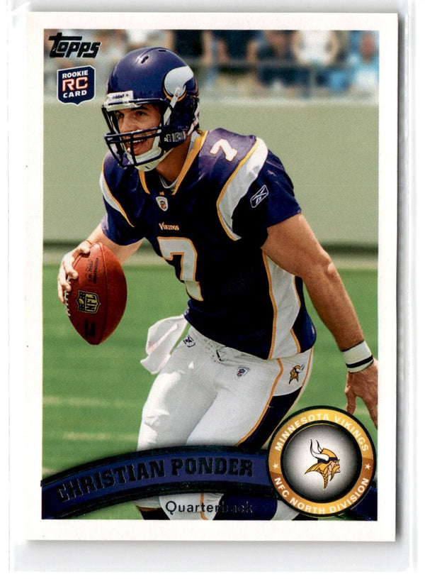 2011 Topps Rookie Christian Ponder #238