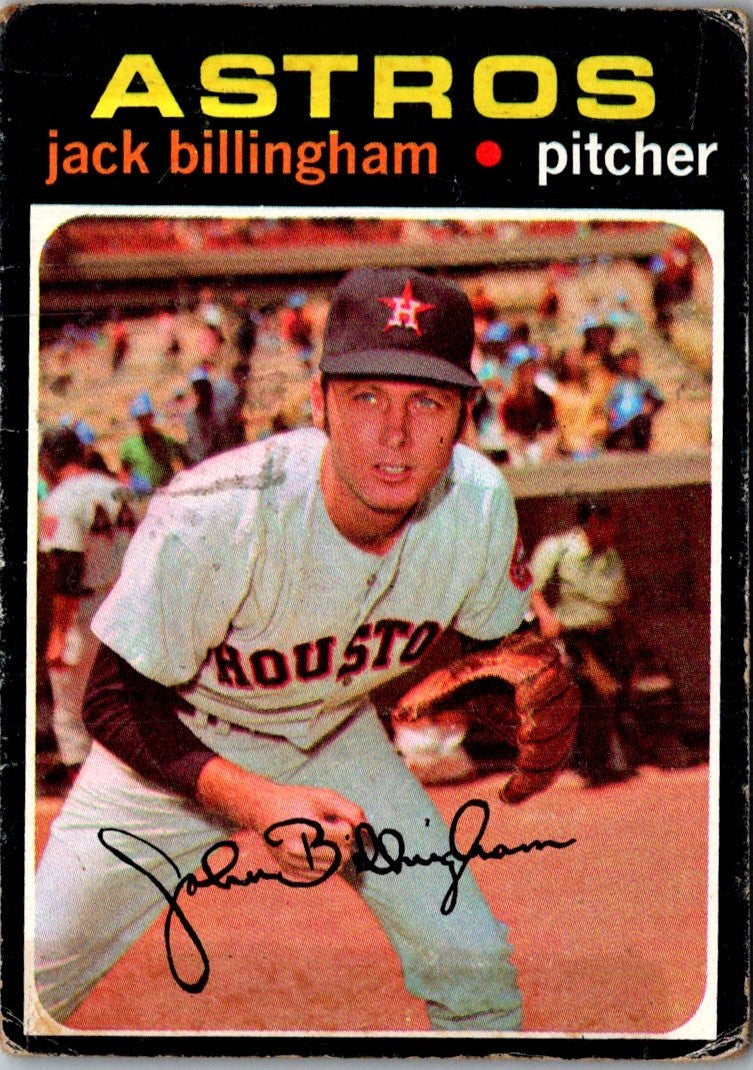 1971 Topps Jack Billingham