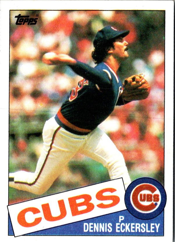1985 Topps Dennis Eckersley #163