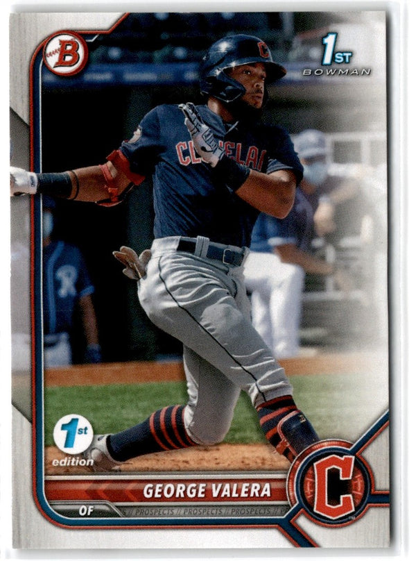 2022 Bowman 1st Edition George Valera #BPPF-22