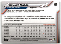 2020 Topps Chrome Masahiro Tanaka #166