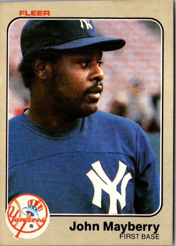 1983 Fleer John Mayberry #386