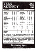 1992 Conlon Collection TSN Vern Kennedy