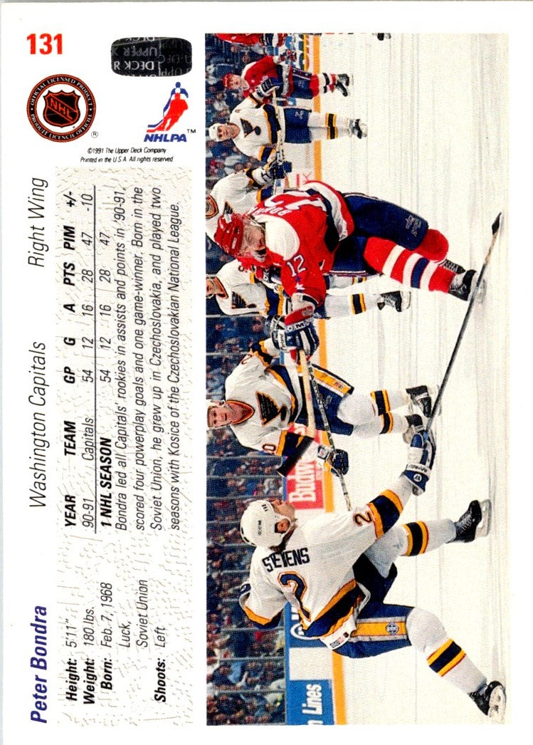 1991 Upper Deck Peter Bondra