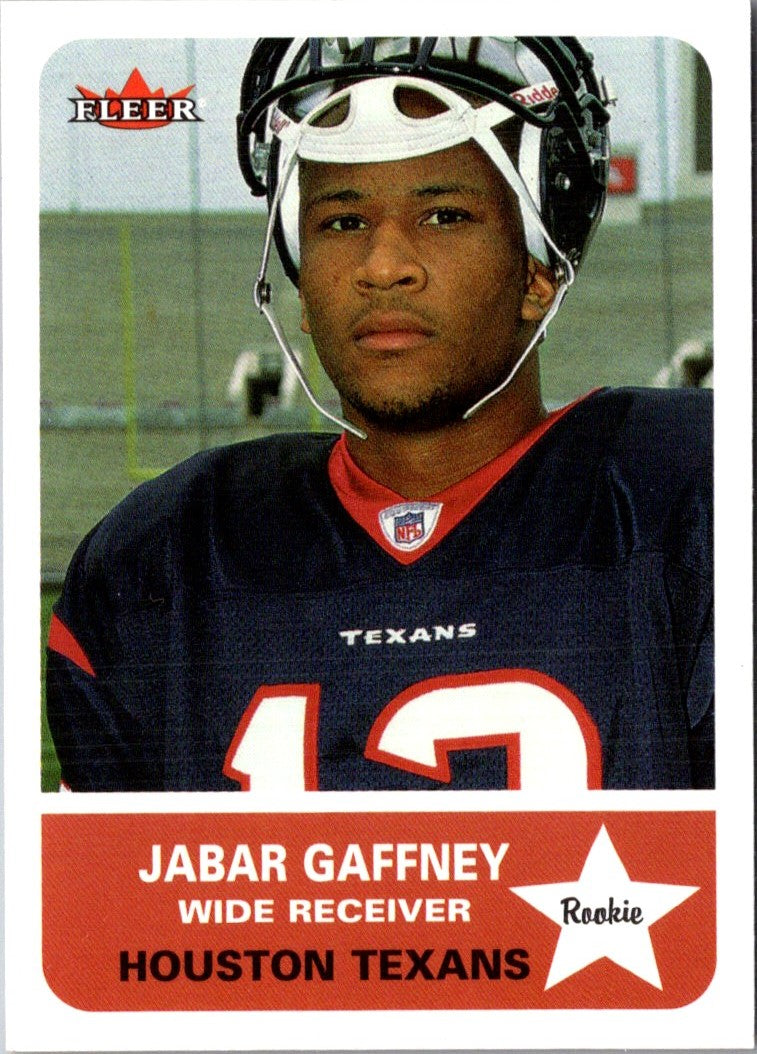 2002 Fleer Tradition Jabar Gaffney
