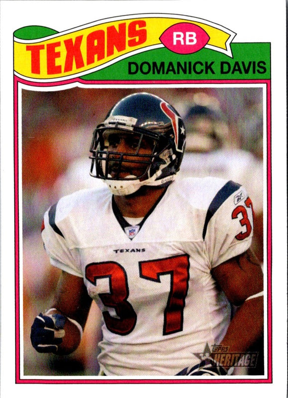2005 Topps Heritage Domanick Davis #124