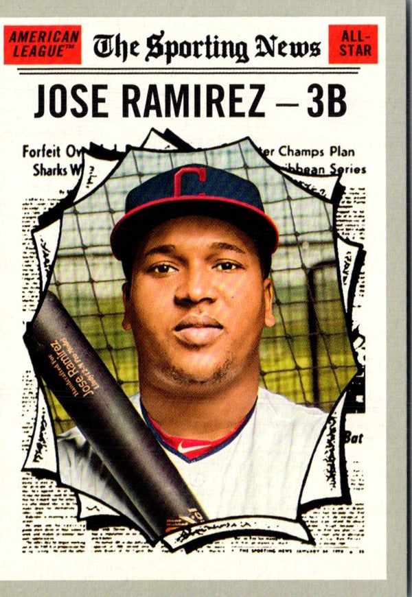 2019 Topps Heritage Jose Ramirez #355