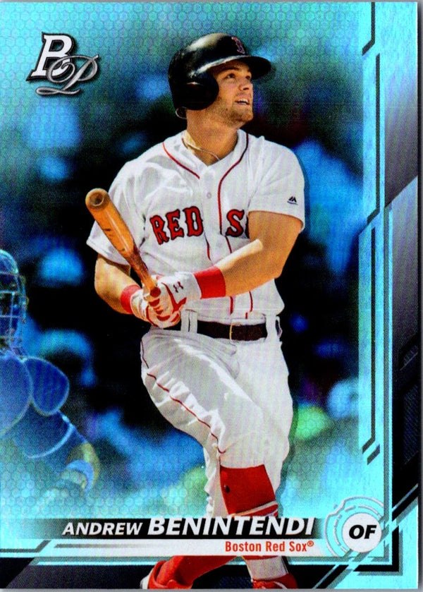 2019 Bowman Platinum Andrew Benintendi #75