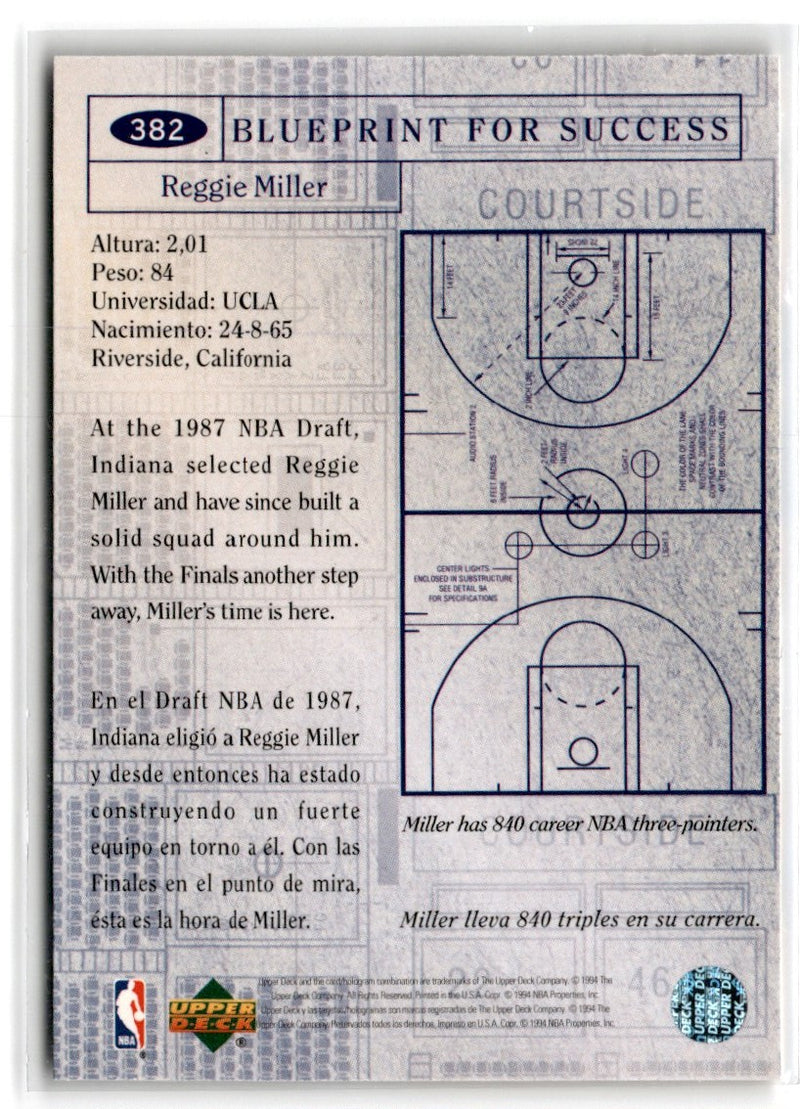 1999 Upper Deck Gold Reserve Reggie Miller