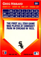 1992 Triple Play Greg Hibbard #261