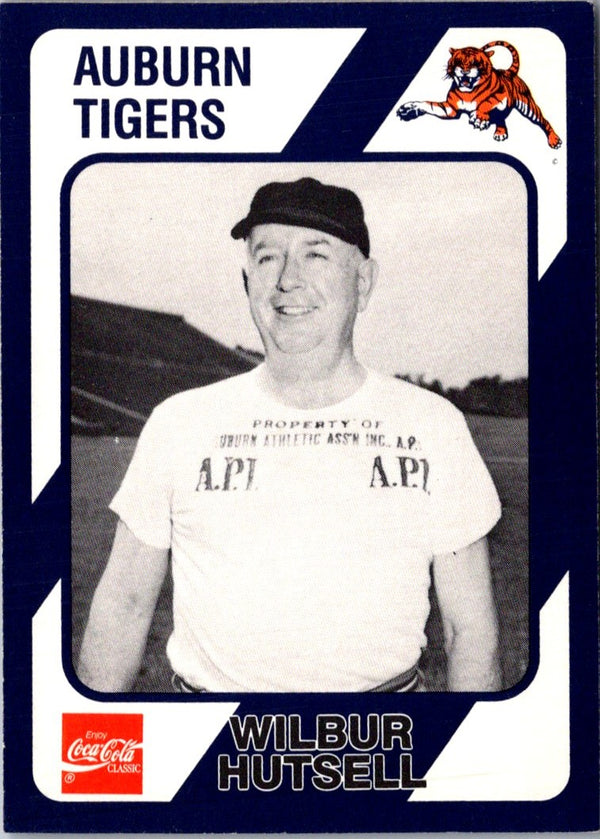1989 Collegiate Collection Auburn Coke 580 Wilbur Hutsell #129