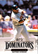 1994 Donruss 90's Dominators Batting Average Kirby Puckett