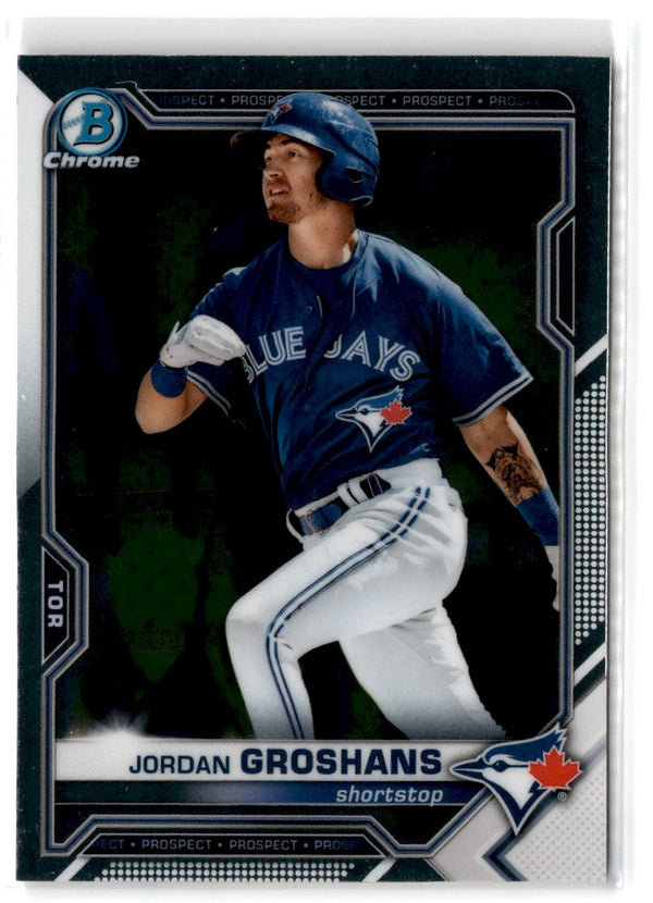 2021 Bowman Chrome Prospects Atomic Refractor Jordan Groshans #BCP-70