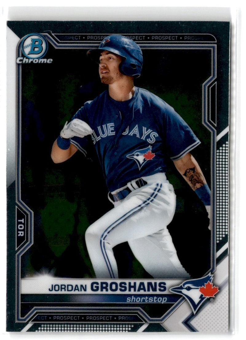 2021 Bowman Chrome Prospects Atomic Refractor Jordan Groshans