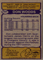 1979 Topps Don Woods #187