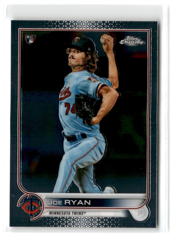 2022 Topps Chrome Joe Ryan #48 Rookie