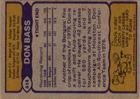 1979 Topps Don Bass #414 Rookie