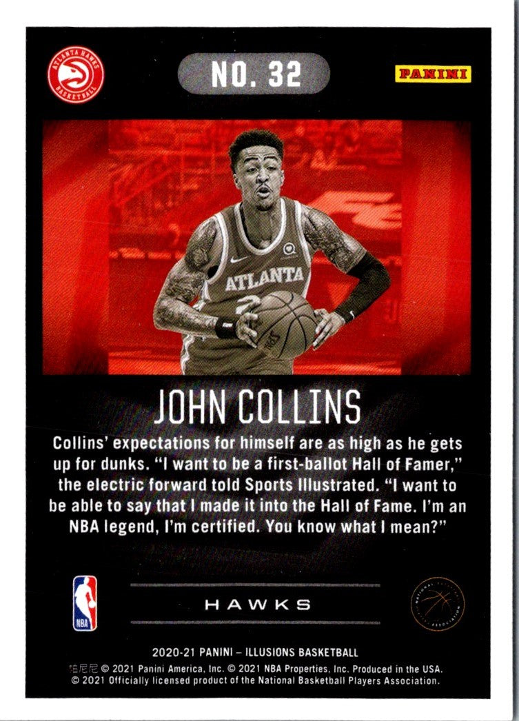 2020 Panini Illusions Asia Red John Collins