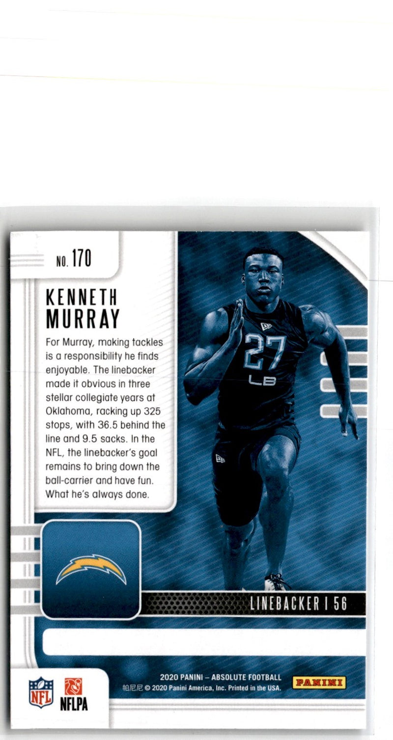 2020 Panini Absolute Blue Kenneth Murray