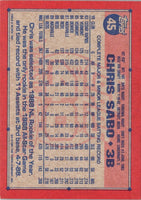 1991 Topps Chris Sabo #45