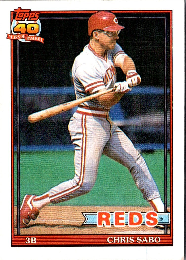 1991 Topps Chris Sabo