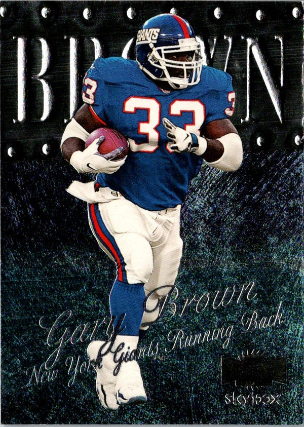 1999 SkyBox Metal Universe Gary Brown #158