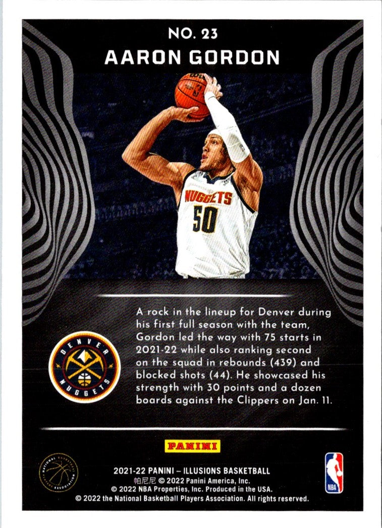 2021 Panini Illusions Aaron Gordon