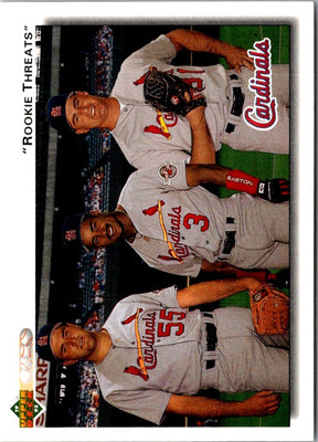 1992 Upper Deck Mark Clark/Brian Jordan/Donovan Osborne #702