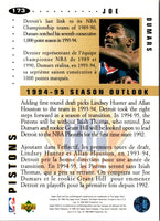 1994 Collector's Choice Joe Dumars #173