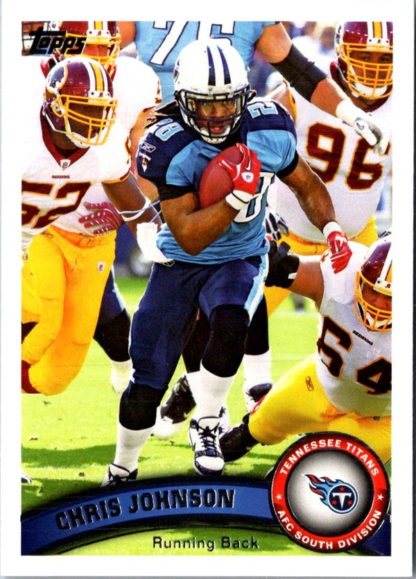 2011 Topps Pink Chris Johnson #60