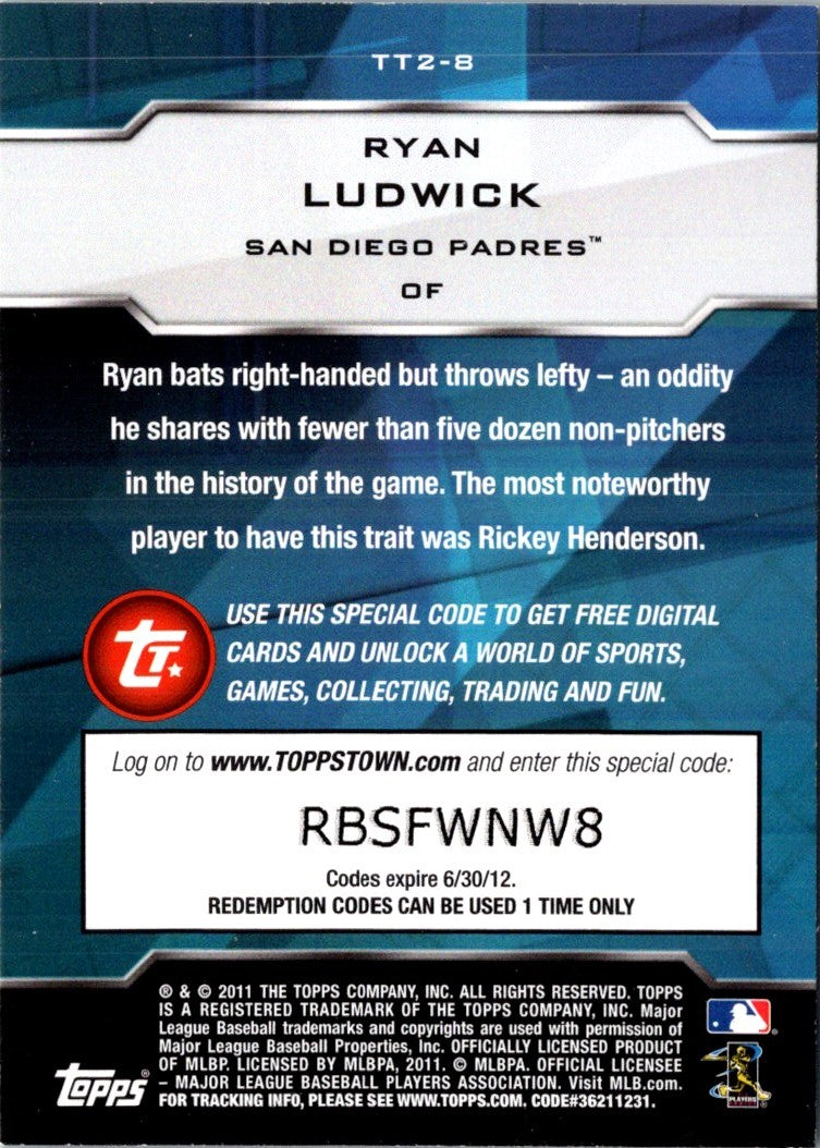 2011 Topps Town Series 2 Ryan Ludwick