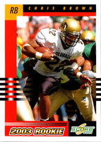 2003 Score Chris Brown #288 Rookie