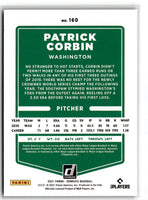 2021 Donruss Holo Blue Patrick Corbin #160