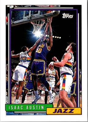 1992 Topps Isaac Austin #313 Rookie