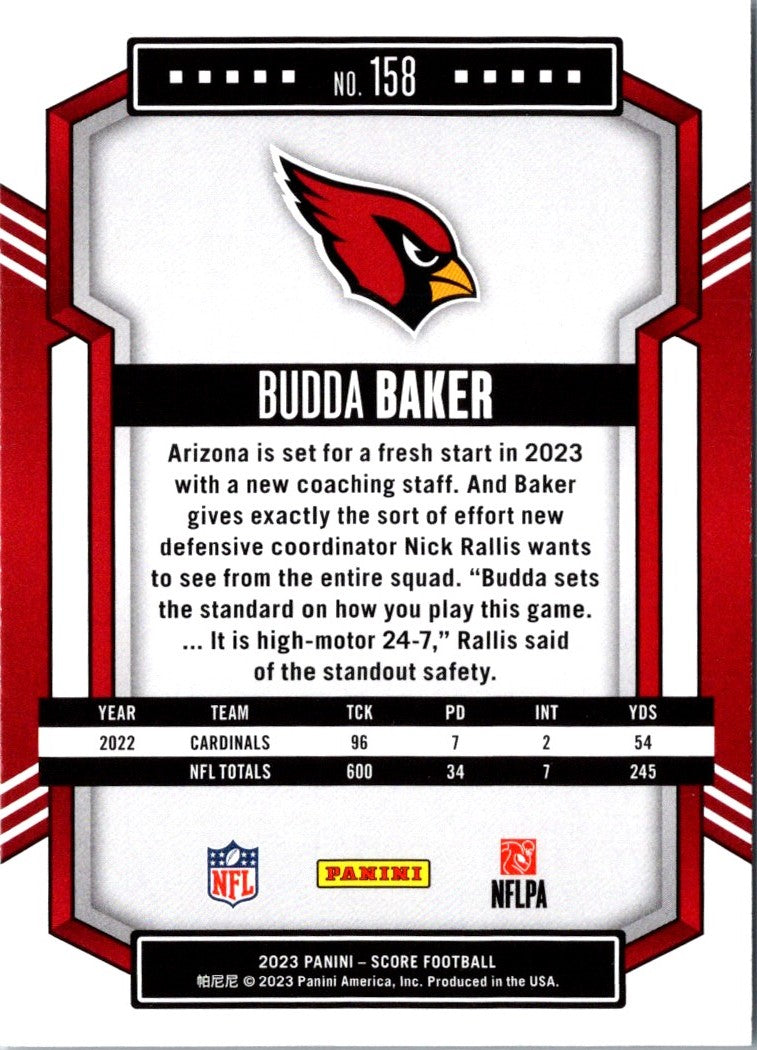 2023 Score Budda Baker