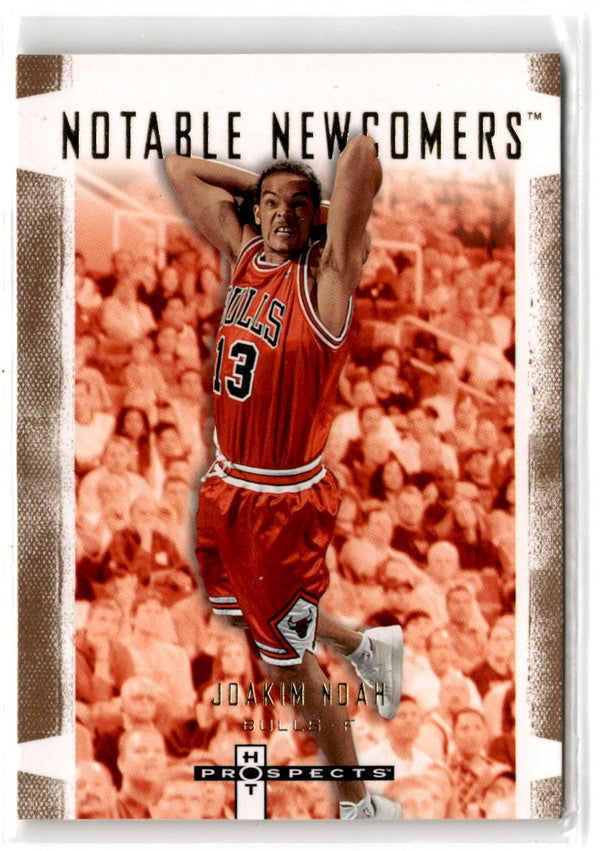 2007 Fleer Hot Prospects Notable Newcomers Joakim Noah #NN-2