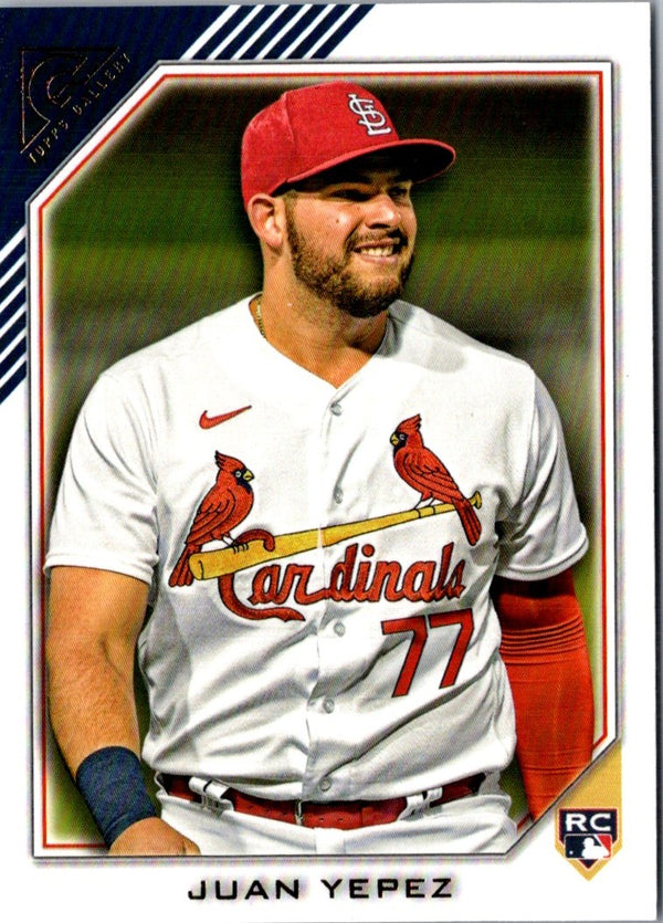 2022 Topps Gallery Juan Yepez #156 Rookie