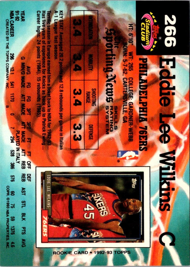 1992 Stadium Club Eddie Lee Wilkins