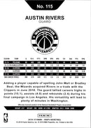 2018 Hoops Red Backs Austin Rivers