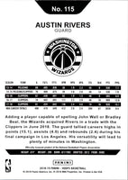 2018 Hoops Red Backs Austin Rivers #115