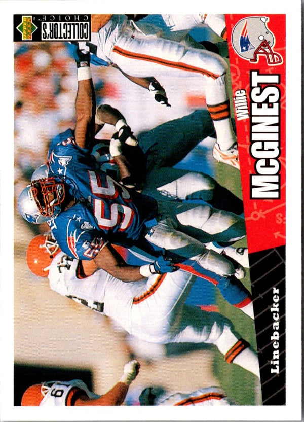 1996 Collector's Choice Willie McGinest #305