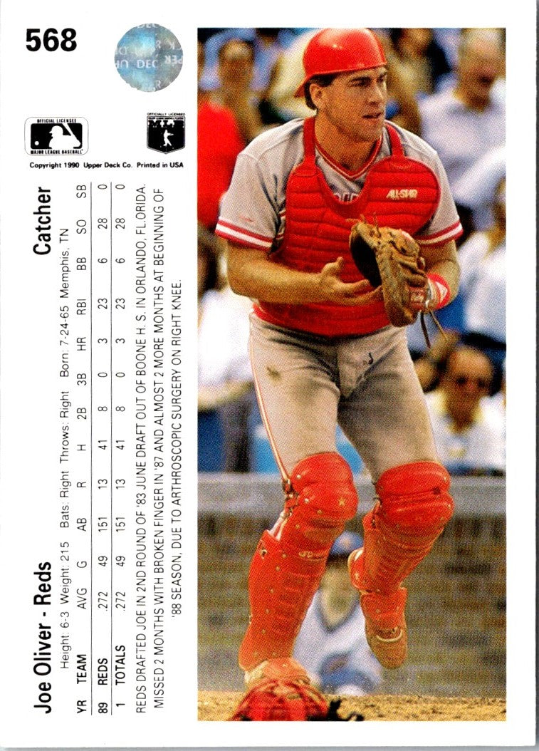 1990 Upper Deck Joe Oliver